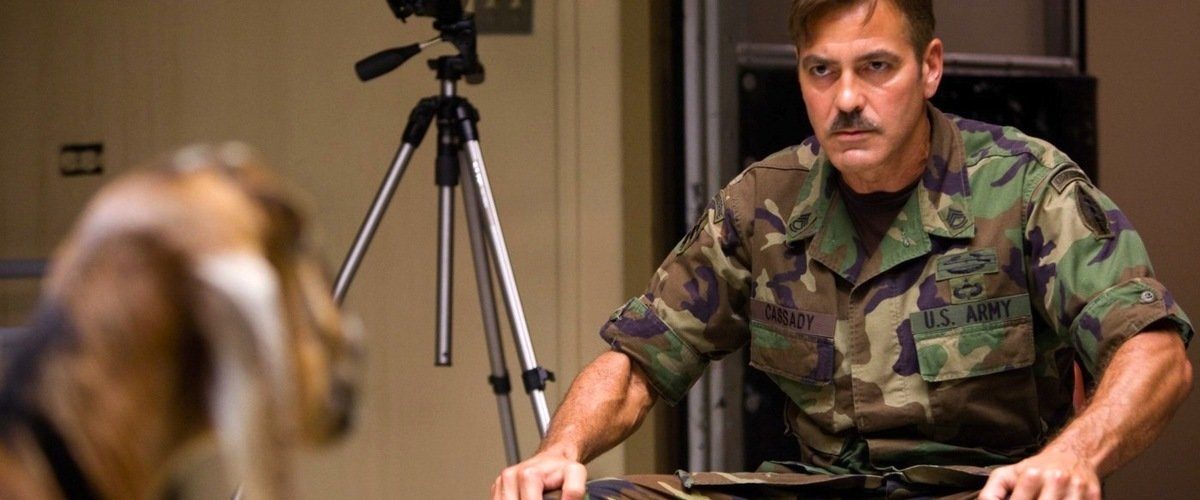 The Men Who Stare At Goats is a hippy-dippy look at an unlikely New Age army training unit