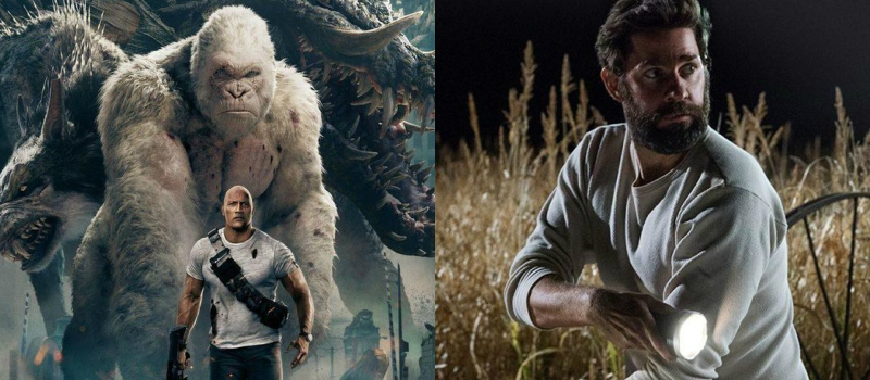 REVIEW: Rampage & A Quiet Place